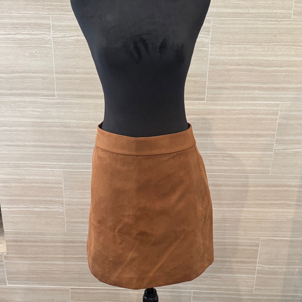 J Crew Suede Skirt NWT